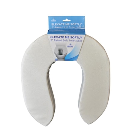 Blue Jay Elevate Me Softly Toilet Seat RaiserWhite BJ110202